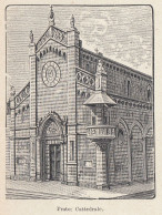 Prato - La Cattedrale - 1929 Stampa Epoca - Vintage Print - Estampes & Gravures