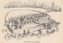 Francia - La Grande Chartreuse - 1926 Stampa Epoca - Vintage Print   - Estampas & Grabados