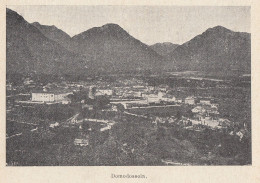 Domodossola - Veduta Generale - 1926 Stampa Epoca - Vintage Print   - Estampes & Gravures