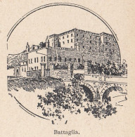 Battaglia Terme (PD) - Veduta - 1924 Stampa Epoca - Vintage Print - Prints & Engravings