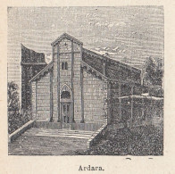 Ardara (SS) Il Duomo - 1924 Stampa Epoca - Vintage Print - Prenten & Gravure