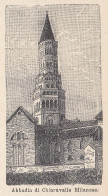 Milano - Abbadia Di Chiaravalle Milanese - 1924 Stampa - Vintage Print - Prenten & Gravure