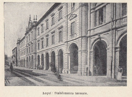 Acqui Terme (AL) - Stabilimento Termale - 1924 Stampa - Vintage Print - Prenten & Gravure