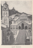 Amalfi - Cattedrale - 1924 Stampa Epoca - Vintage Print - Estampes & Gravures