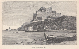 Bacoli (NA) - Castello Di Baia - 1924 Stampa Epoca - Vintage Print - Prints & Engravings