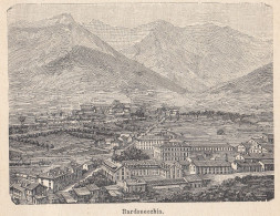 Bardonecchia - Veduta Generale - 1924 Stampa Epoca - Vintage Print - Estampas & Grabados