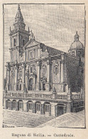 Ragusa Di Sicilia - Cattedrale - 1930 Stampa Epoca - Vintage Print - Prenten & Gravure