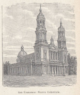 California - San Francisco - Cattedrale - 1930 Stampa - Vintage Print - Prints & Engravings