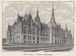 USA - Saint Louis - Palazzo Municipale - 1930 Stampa Epoca - Vintage Print - Prints & Engravings