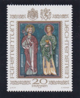 Liechtenstein 1979, Cat. Zumstein  672 **. Saint-Lucien Et Saint Florian. - Ongebruikt