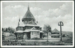 Ukraine / Hungary - Transcarpathia: Jasyna (Körösmezö / Frasin), Holzkirche / Wooden Church    1939 - Ucrania
