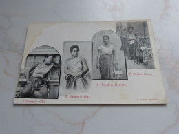 BC29-24 Cpa Thailande A Siamese Girl Bangkok Girl Bangkok Damsel A Native Nuse - Thailand