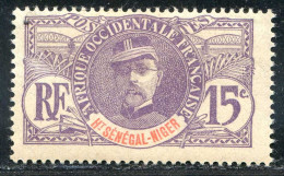 REF095 > HAUT SENEGAL Et NIGER < N° 6 * > Neuf Dos Visible -- MH * - Unused Stamps