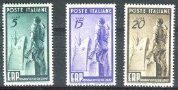 REPUBBLICA 1949 E.R.P. ** MNH - 1946-60: Nuovi