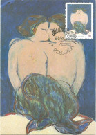 31010 - Carte Maximum - Portugal Açores - Europa Arte Contemporanea - António Dacosta "Duas Sereias ..." 1980  - Tarjetas – Máximo