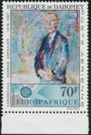 DAHOMEY 1967  -  KONRAD ADENAUER PORTRAYED BY KOKOSCHKA - Bénin – Dahomey (1960-...)