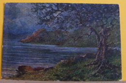 (ART) PINO - IL LAGO  - 2639 - VIAGGIATA 1923 - Paintings