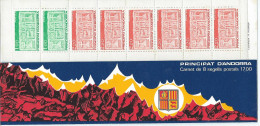 Timbres Andorre Bande Carnet 356A ** Non Pliée - Postzegelboekjes
