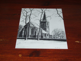 76999-     12 X 14,5 CM. PRENTBRIEFKAART- ZUIDLAREN / "NH KERK" - Other & Unclassified