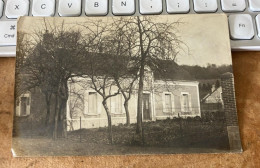 REAL CARTE PHOTO  Longueville Seine-et-Marne 77 - Maison Habitation à Identifier  ECRIT AU DOS 1913 - Lieux