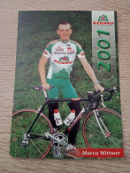 Cyclisme Cycling Ciclismo Ciclista Wielrennen Radfahren WITTWER MARCO (Team Wiesenhof 2001) - Cycling