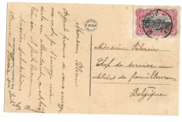 !!! CONGO, CPA DE 1902, DÉPART DE MATADI POUR LA BELGIQUE - Storia Postale