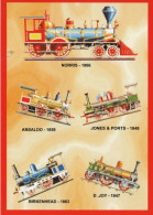 Locomotives Anciennes  - CPM - Trains