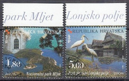 KROATIEN  498-499,  Gestempelt, Europa CEPT: Natur- Und Nationalparks, 1999 - Croatia