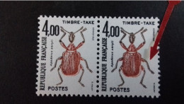 FRANCE TAXE N°108a  VARIETE - Unused Stamps