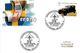 VATICANO - 2000 VERONA 94^ Manifestazione Filatelica Veronafil Giubileo 2000 - 836 - Briefmarkenausstellungen