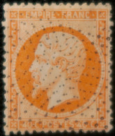 X1266 - FRANCE - NAPOLEON III N°23 - POINTILLES FINS - 1862 Napoléon III