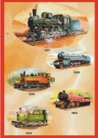 Locomotives Anciennes A Vapeur   - CPM - Treinen