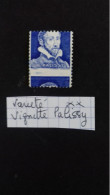 FRANCE "VIGNETTE PALISSY" ** VARIETE DE PIQUAGE - Non Classificati