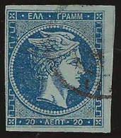 Greece   .   Yvert  14  (2 Scans)  .   '61- '62      .  O     .     Cancelled - Usati