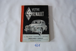 EL1 Notice Entretien - Ancêtre - Renault - SIMCA - Régie Nationale 2 - Auto