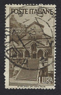 Italia 1946; Avvento Della Repubblica: 1 Lira , Usato. - 1946-60: Oblitérés