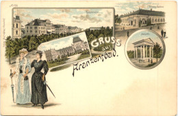 Gruss Aus Franzensbad - Litho - Böhmen Und Mähren