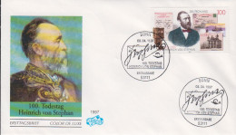 D,Bund Mi.Nr. 1912 Heinrich V. Stephan (2 Stempel Bonn 08.04.1997) - Other & Unclassified