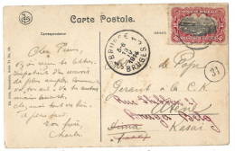 !!! CONGO, CPA DE 1914, POUR BRUGES (BELGIQUE) - Briefe U. Dokumente