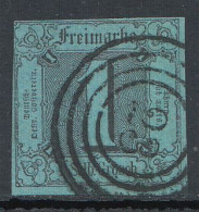 Thurn Und Taxis, Mi.Nr. 11b Ziffern I. Quadrat, Gestempelt "23" - Used