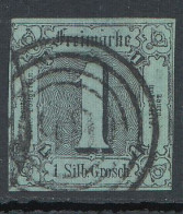 Thurn Und Taxis, Mi.Nr. 11a Ziffern I. Quadrat, Gestempelt  - Usados