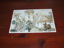 77004-     11,5 X 16,5 CM. DOUBLE CARD / ANTON PIECK - Pieck, Anton