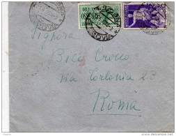 1938 LETTERA CON ANNULLO BOLOGNA - Correo Urgente