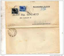 1955 LETTERA CON ANNULLO MONTEFALCIONE AVELLINO - 1946-60: Poststempel