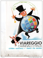 1990 CARTOLINA VIAREGGIO CON ANNULLO SPECIALE - Carnaval