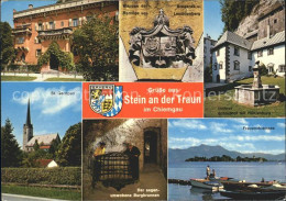 72053065 Stein Traun St Georgen Kirche Wappen Burgbrunnen Frauenchiemsee Schloss - Other & Unclassified