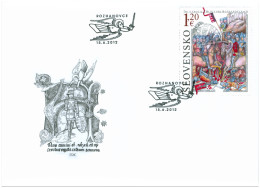 FDC 518 Slovakia 700th Anniversary Of The Battle Of Rozhanovce 2012 - FDC