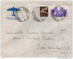 1941  LETTERA POSTA MILITARE CON ANNULLO PADOVA ESPRESSI - Marcofilie (Luchtvaart)