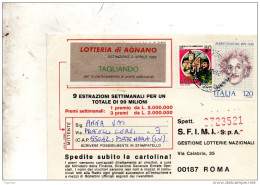 1982 CARTOLINA CON ANNULLO FORTE DEI MARMI - 1981-90: Marcophilia