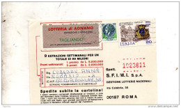 1982 CARTOLINA CON ANNULLO SAVONA - 1981-90: Marcophilia